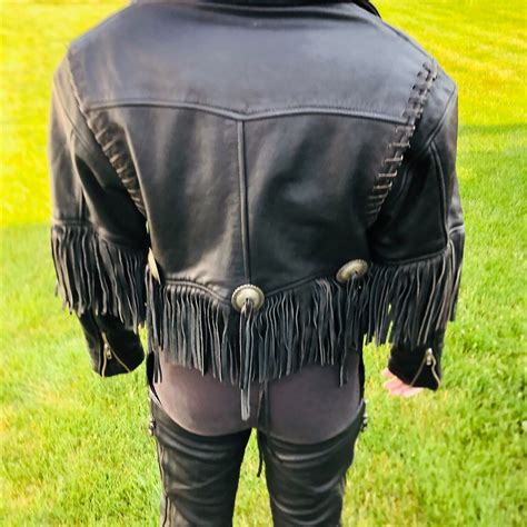 Harley Davidson Vintage Leather Jacket 2 Miranda Candice Flickr