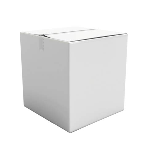 White Box on Transparent Background AI-Generative 47432687 PNG