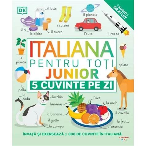 Italiana Pentru Toti Junior Cuvinte Pe Zi Colectiv Redactional