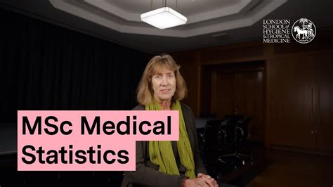 MSc Medical Statistics YouTube