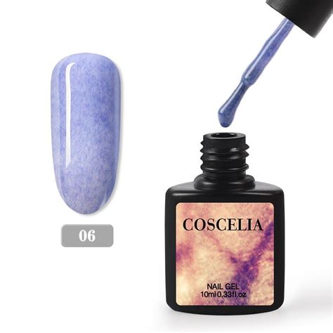 Buy COSCELIA Nail Gel Polish Velvet Soak Off Colorful Gel Lacquer UV