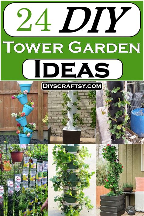 Diy Tower Garden Ideas Diyscraftsy