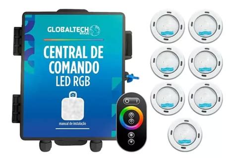 Kit De Led De Colores Rgb Para Piscina Cob Sodramar Central Touch