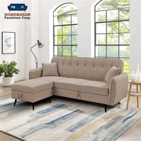 New Sweety Premium 3 Seater Sofa With Storage and Ottoman — Homemaker ...