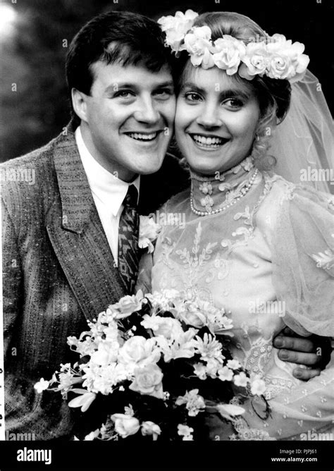 Malandra Burrows 'wedding' to tv Ian Sharrock/Emmerdale Stock Photo - Alamy