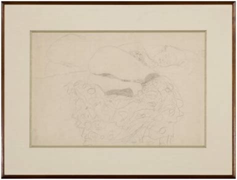 Reclining Nude With Legs Drawn Up Painting By Gustav Klimt Fine Art