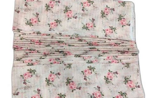 Cotton Maslin Digital Printed Fabrics Multicolour At Rs Meter In Surat