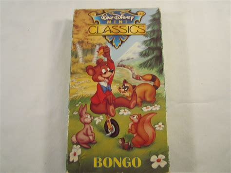 Vhs Tape Walt Disney Mini Classics Bongo B Vhs Tapes