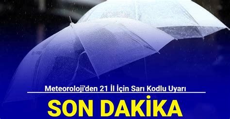 Meteoroloji Den Il I In Sar Kodlu Uyar