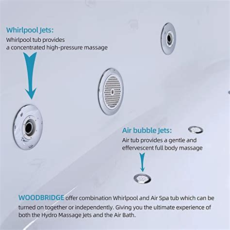 Woodbridge X Whirlpool Water Jetted And Air Bubble