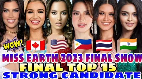 BREAKING NEWS TOP 15 Miss Earth 2023 Final Show Pasok Si Philippines