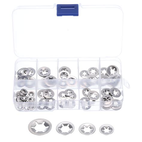 Uxcell 80 Pcs Internal Tooth Washers Set 4 Sizes M3 M4 M5 M6 Quick