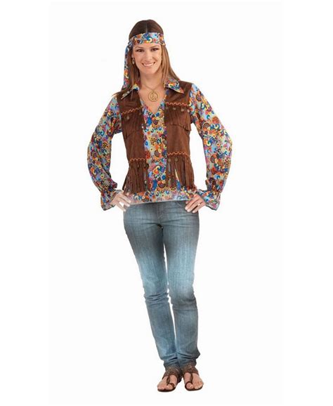 Buyseasons Womens Hippie Groovy Adult Costume Set Macys