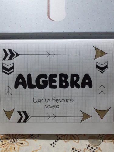 Portadas De Lgebra Dise Os Bonitos F Ciles Car Tulas Dibujos