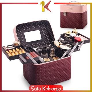 Jual SK K1 BOX MAKE UP Kotak Kosmetik Beauty Case Tas Kosmetik Make Up