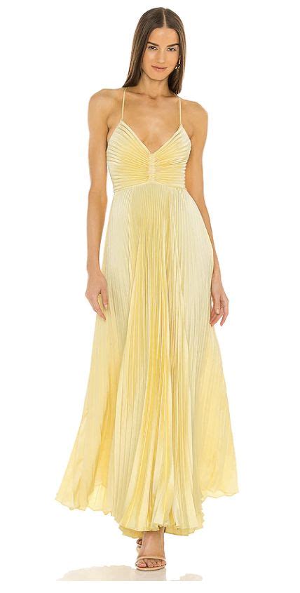 A L C Aries Gown In Lemon Meringue Prom Dress Inspiration Fancy