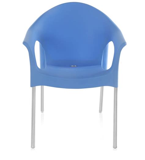 Buy Novella Plastic Chair In Blue Colour By Nilkamal Online Plastic