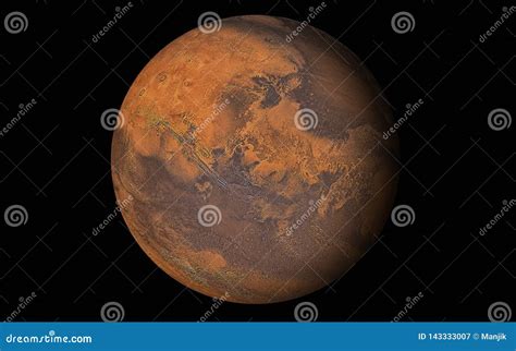 Mars Planet Elements Of This Image Furnished By Nasa Stock