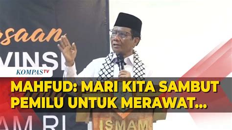 Full Pidato Menko Polhukam Mahfud Di Halaqah Kebangsaan Ulama Se