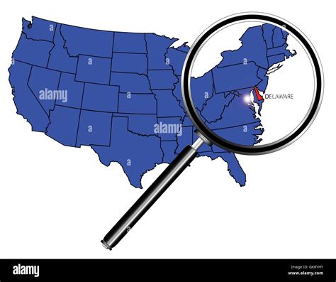 Mappa Del Delaware Usa Immagini E Fotografie Stock Ad Alta Risoluzione