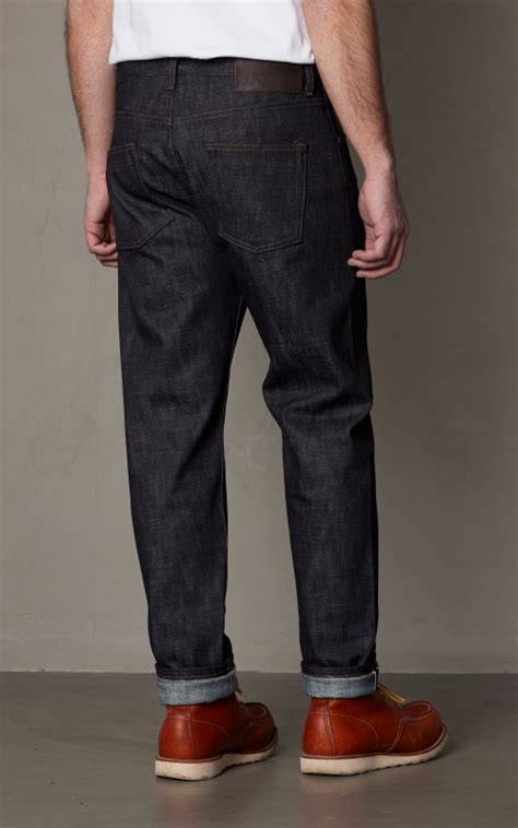 Naked Famous Denim Easy Guy Broken Twill Slub Stretch Selvedge Indigo