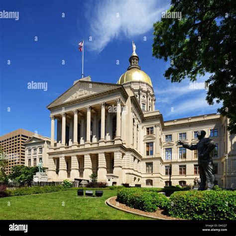 Georgia State Capitol Building In Atlanta Georgia Usa Stock Photo Alamy