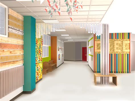 Interior Design Students Redesign School Entry – La Roche Design Division