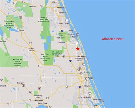 Vero Beach Florida Map