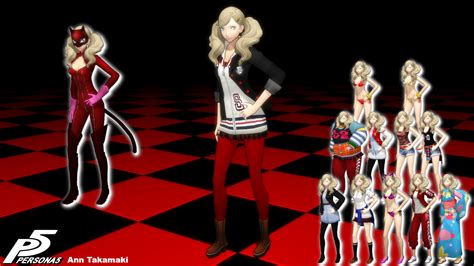 (MMD Model) Ann Takamaki Download by SAB64 on DeviantArt