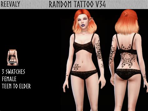 The Sims Resource Random Tattoo V34