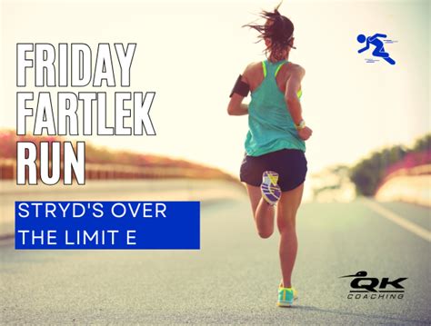 Friday Fartlek Run Stryd S Over The Limit E Coach Ray Qwik Kiwi