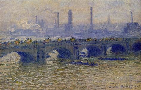 Waterloo Bridge Temps Gris C Monet W Claude Monet Claude