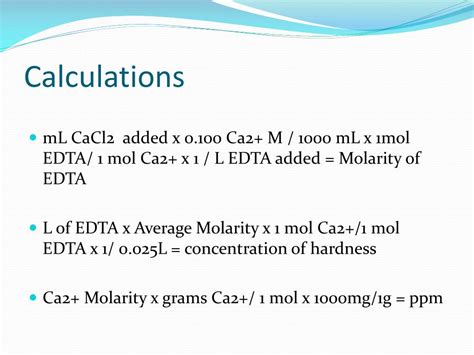 Edta Titration Calculations Examples At Else Winn Blog