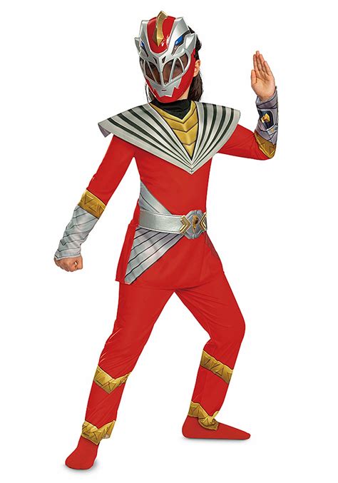 Power Rangers Cosmic Fury Girl S Red Ranger Costume Power Rangers