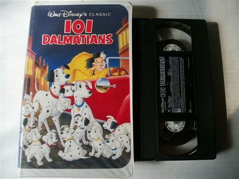 101 Dalmatians VHS 1992 Clam Shell Dalmatian Clam Shell Vhs