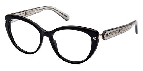 Swarovski™ Sk5477 001 53 Shiny Black Eyeglasses