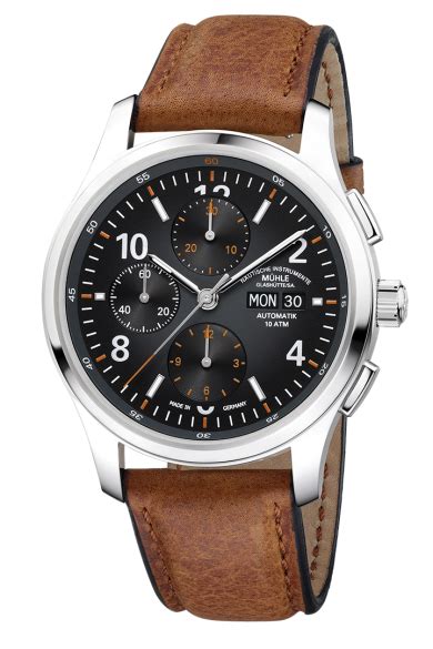 Lunova Chronograph Brown Vintage Leather Mühle Glashütte