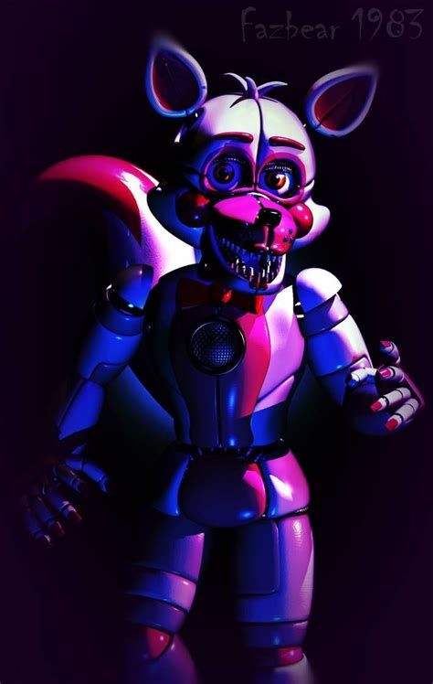 FNAF BLENDER Funtime Foxy Poster By FnaFcontinued On DeviantArt