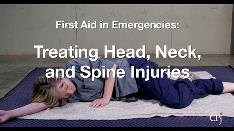 10e Treating Head Neck And Spine Injuries Youtube