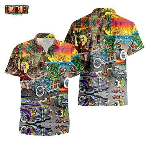 Rat Fink And The Hot Rod Story Hawaii Shirt