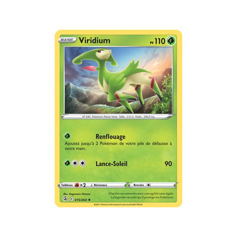 Viridium Pv Carte Rare P E Et Bouclier Poing De