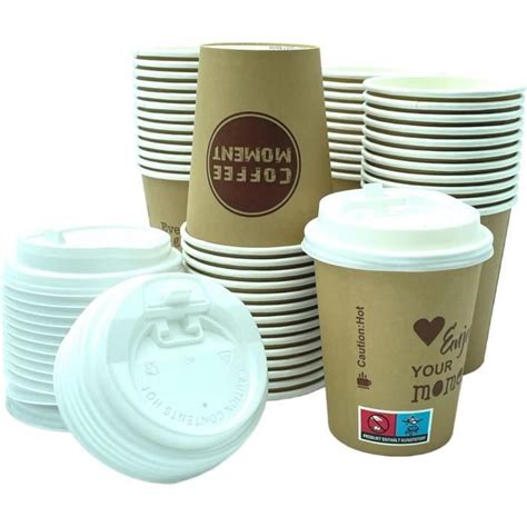 Gobelets Caf Jetables En Carton De Qualit Sup Rieure Ml