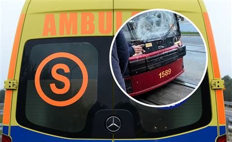 Zderzenie tramwajów w Łodzi Dziewięć osób rannych WP Wiadomości