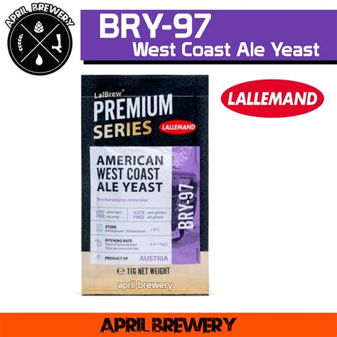 ยีสต์หมักเบียร์ BRY-97 American West Coast Ale Yeast Lallemand Lalbrew ...