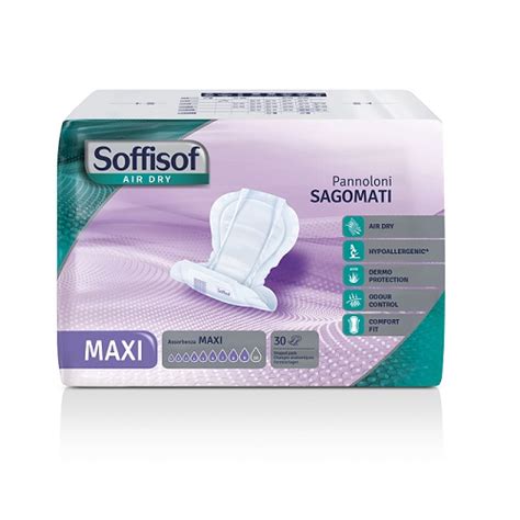 Soffisof Air Dry Shaped Pad Maxi Case X Incontinence Products Online