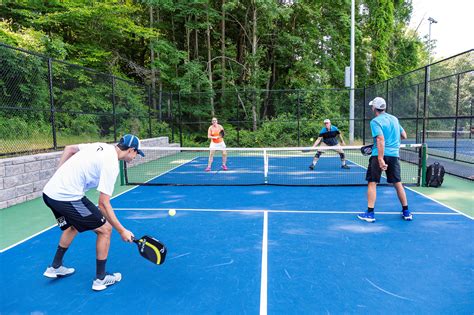 In A Pickleball Over Courts — Here They Are