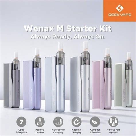 Geekvape Wenax M Starter Kit Wenax M1 Mini Wenax M Powerbank Wemax