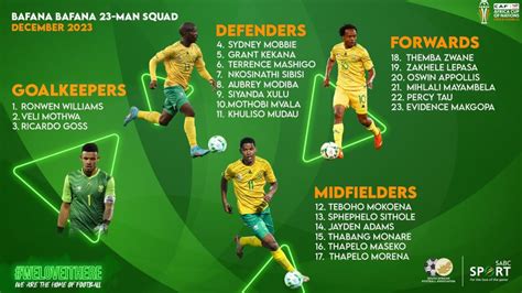 Bafana Bafana Afcon Squad 2024 - Terry Georgina