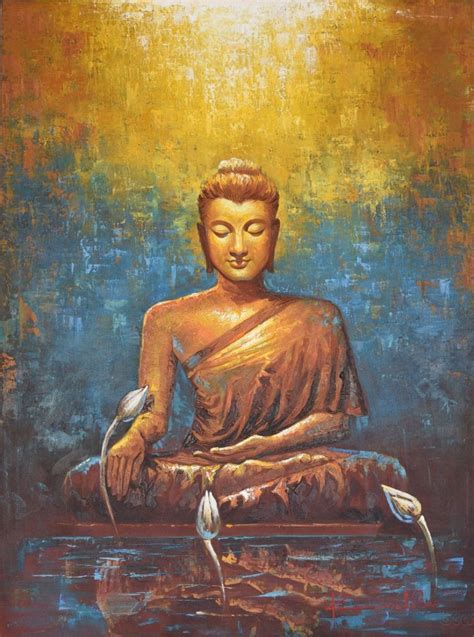 Buddha Painting Wallpapers Wallpaper Cave