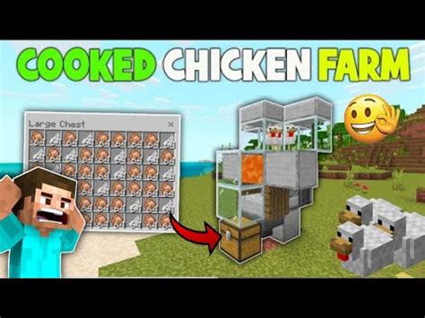 Simple Afk Chicken Farmtutorial In Minecraft Bedrock Mcpe Xbox